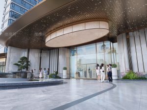 现代小区大门